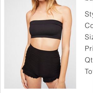 Free People Ruched Seamless Shorts